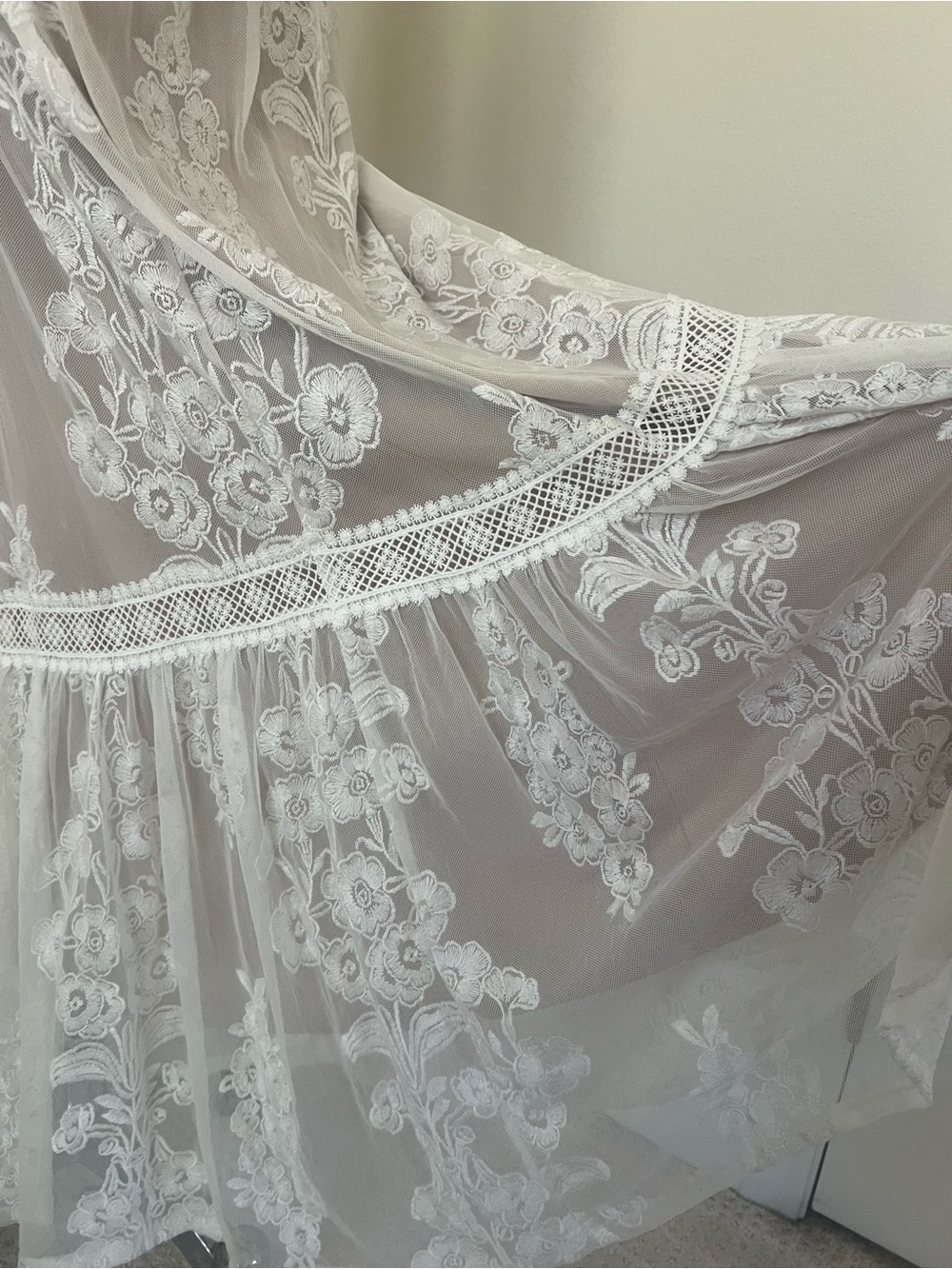 NWOT Altard State Arissa Floral Embroidered Maxi Skirt S - Picture 4 of 7